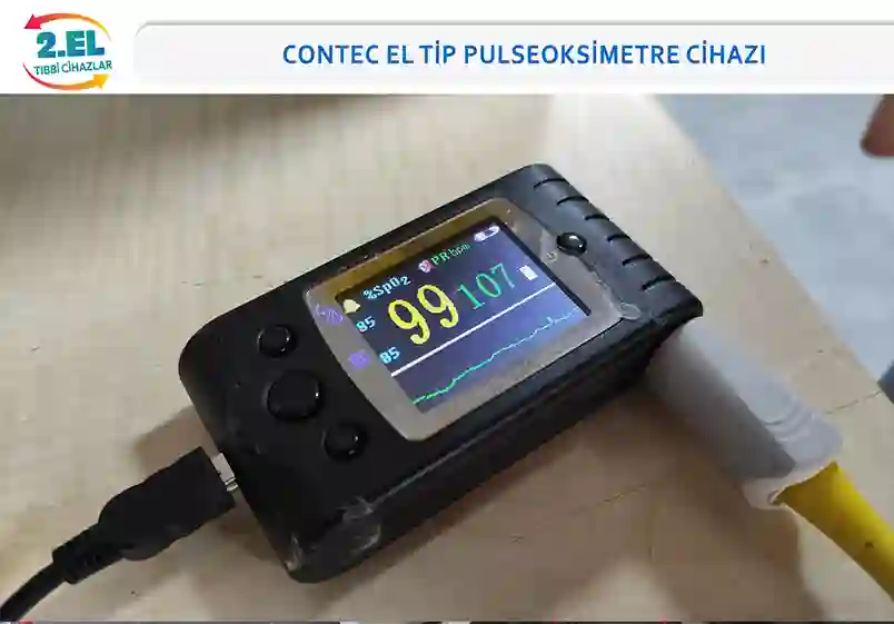 2.El Contec Mobil Pulseoksimetre Cihazı