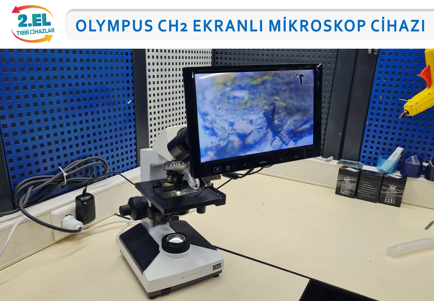 2.El Olympus CH2 Ekranlı Mikroskop Cihazı