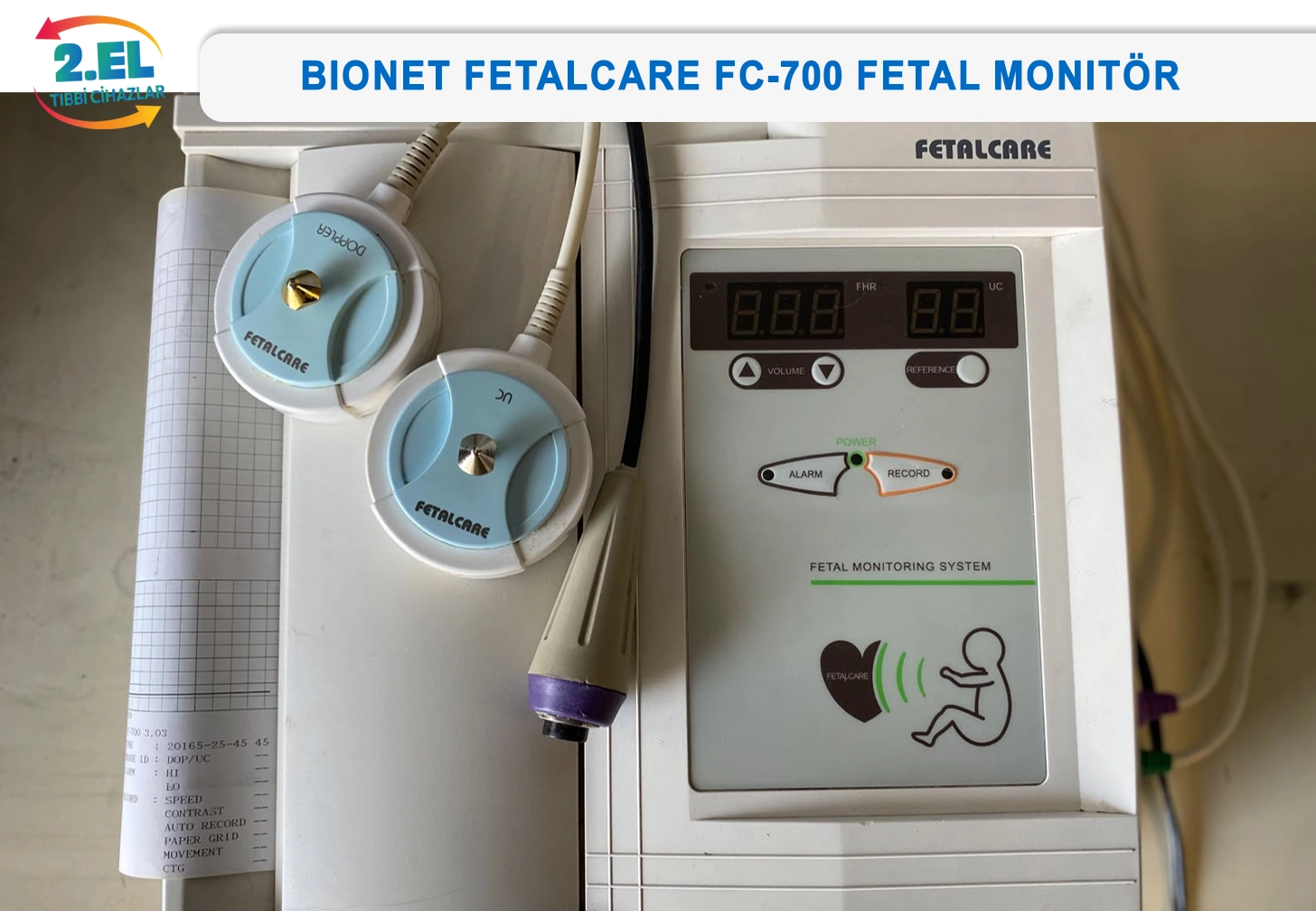 İkinci El Bionet FetalCare FC-700 Fetal Monitör Cihazı 