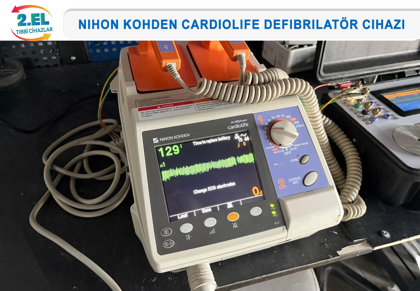              İkinci El Nihon Kohden Defibrilatör Cihazı