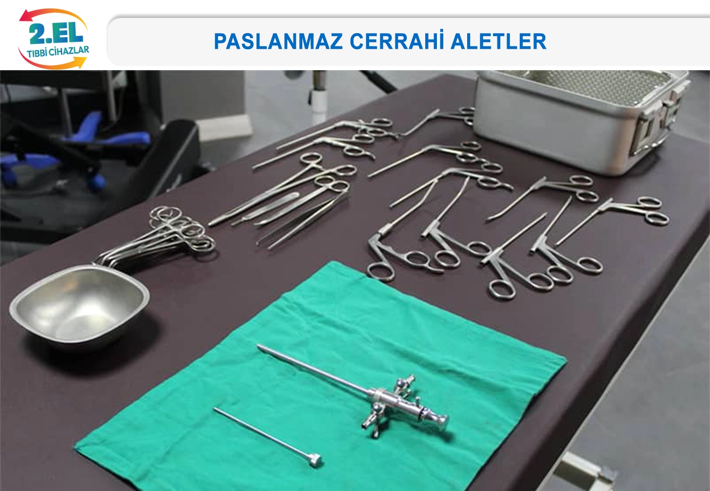 İkinci El Paslanmaz Cerrahi Aletler